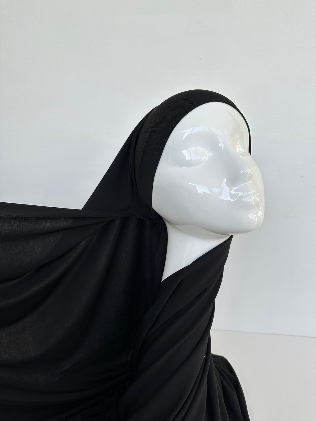HIJAB JERSEY PREMIUM XL À NOUER NOIR