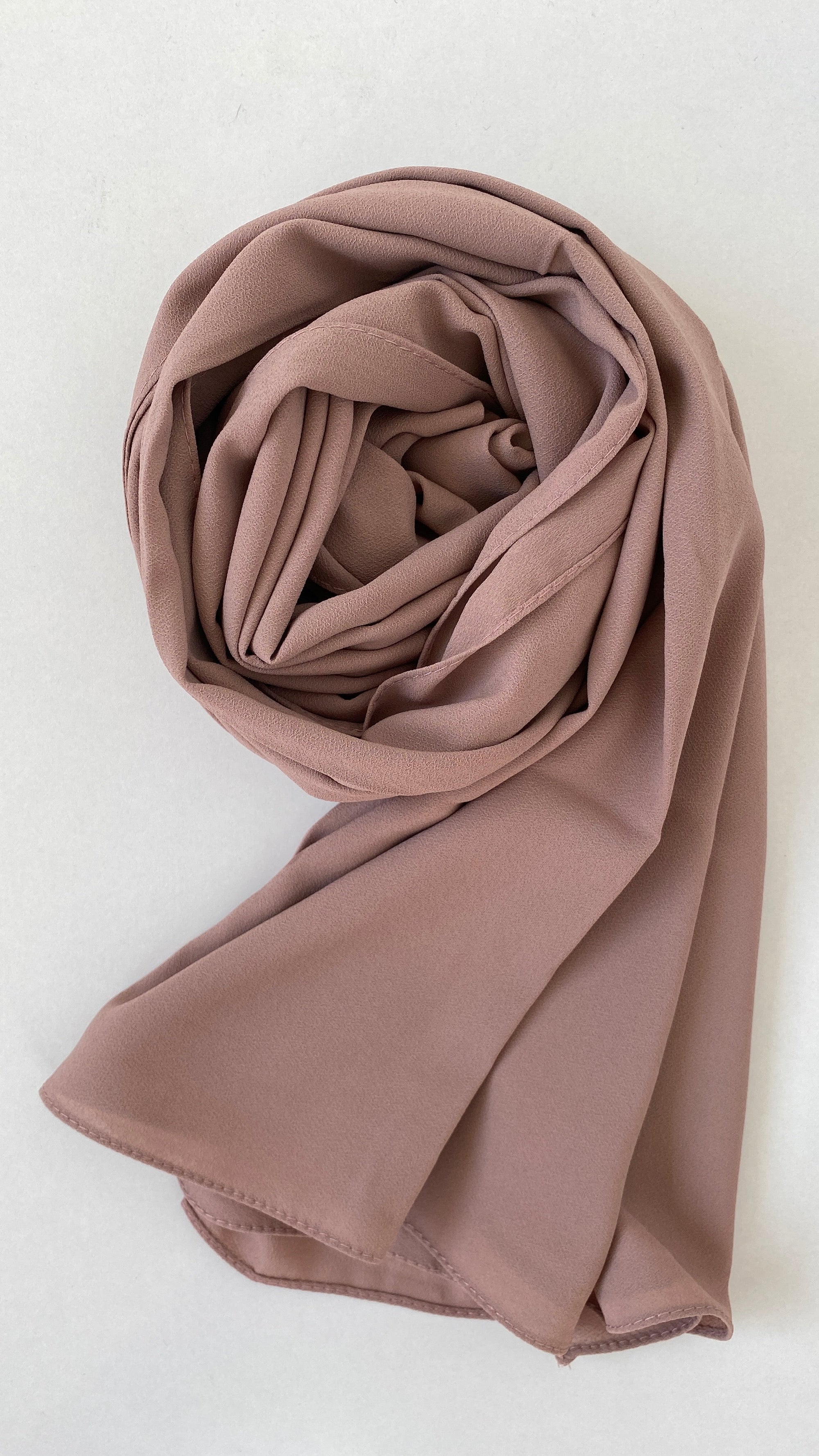 Châle mousseline opaque Nude