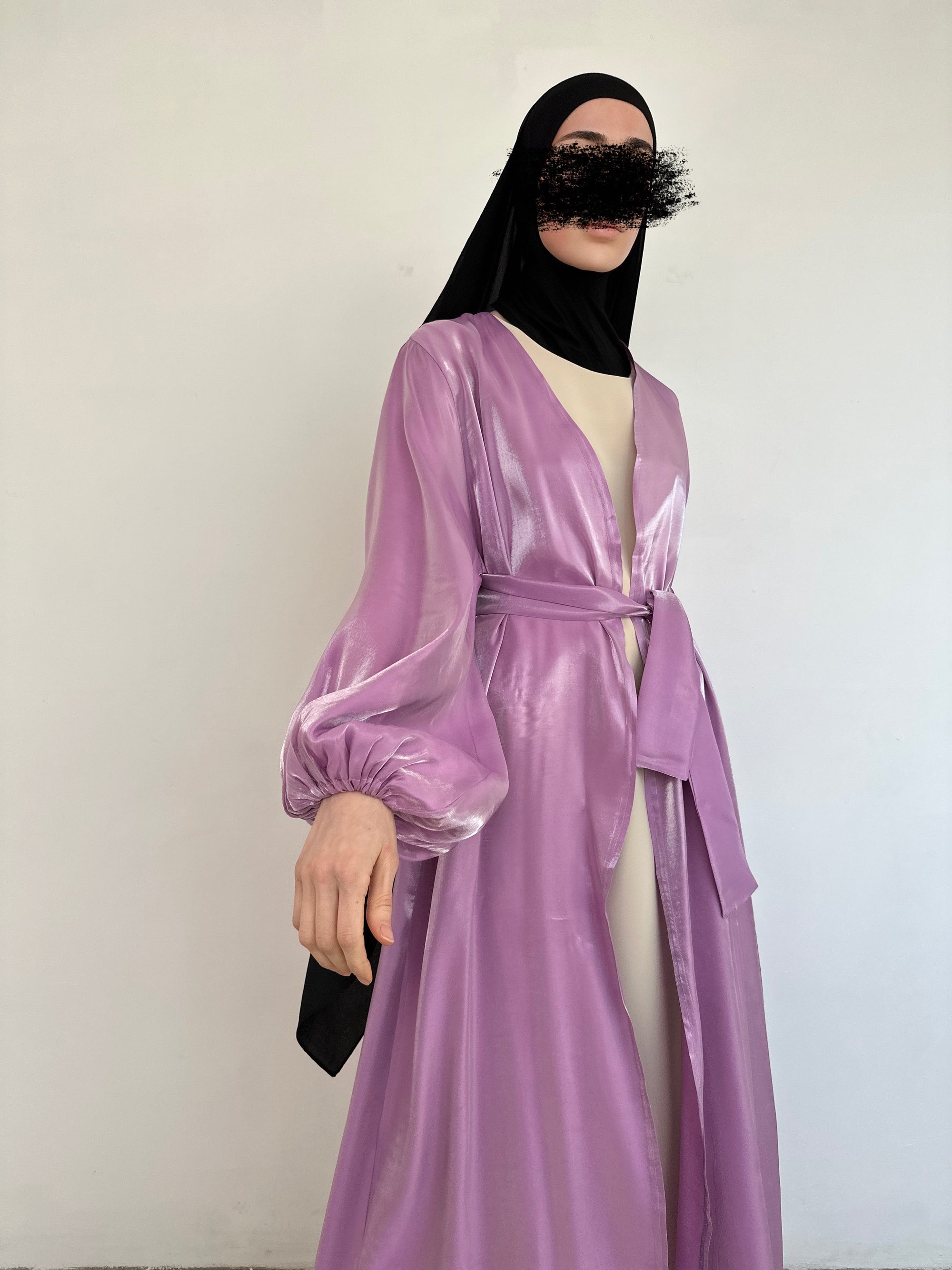 KIMONO ORGANZA LILAS