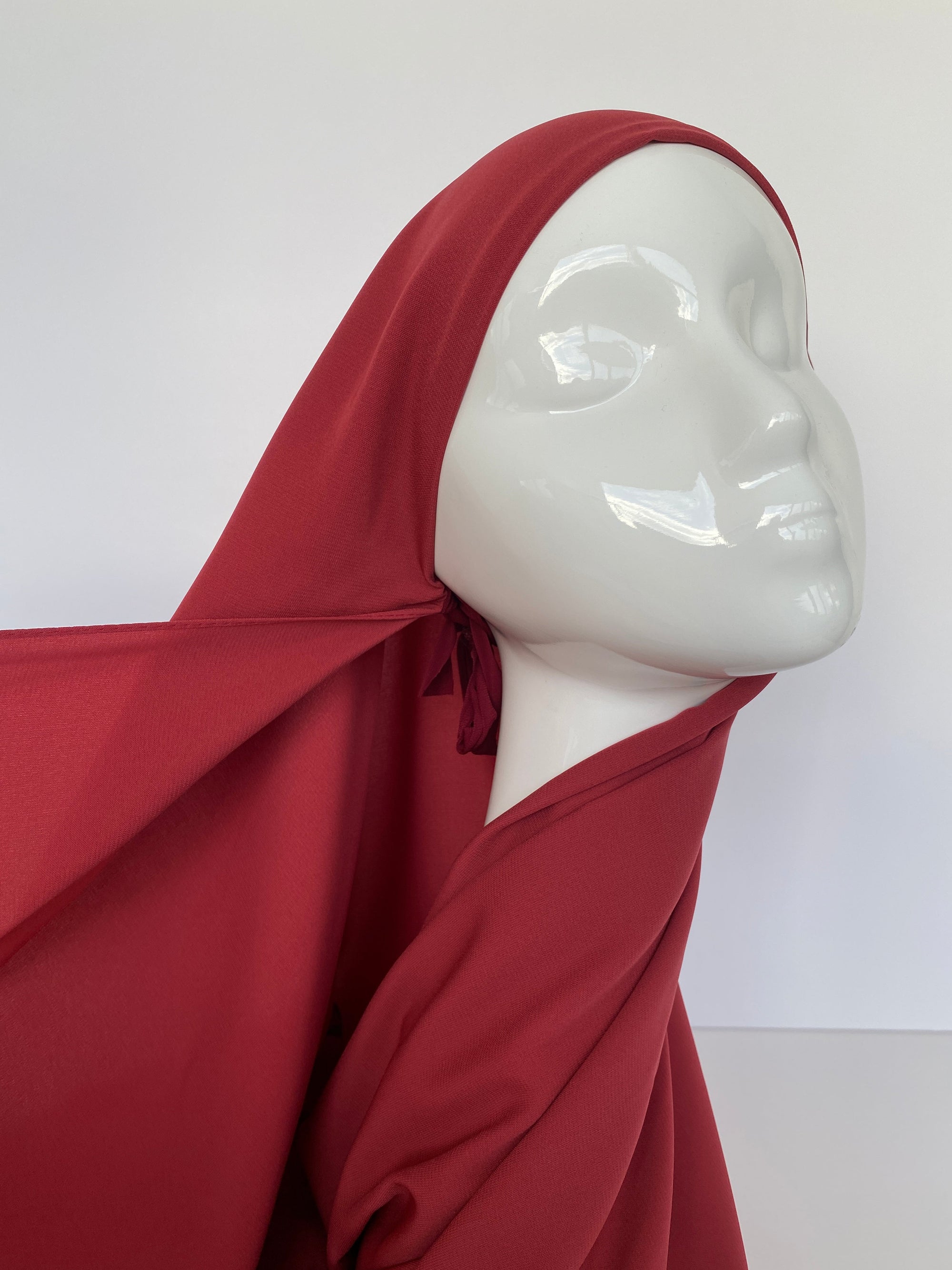 SOIE DE MÉDINE À ENFILER CERISE