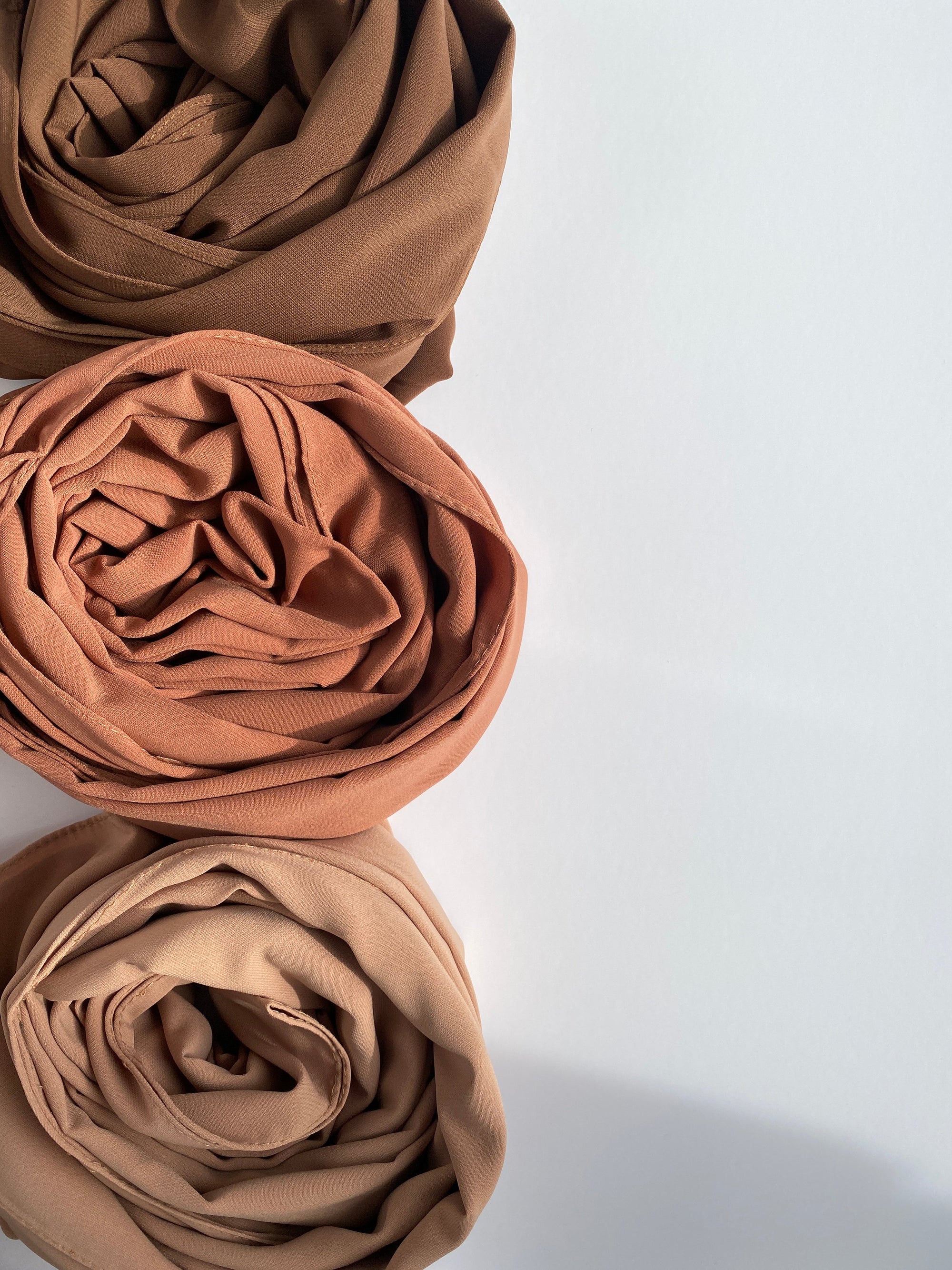 HIJAB SOIE DE MÉDINE MARRON