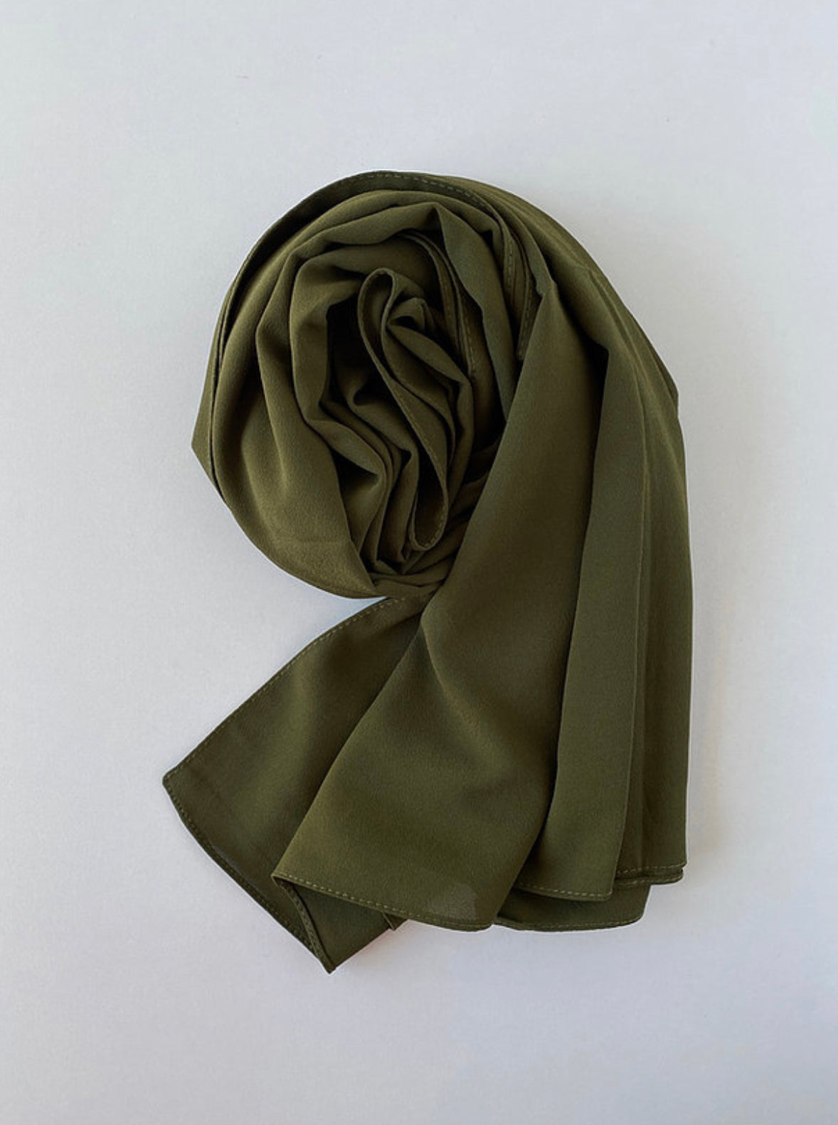 HIJAB MOUSSELINE OPAQUE KAKI