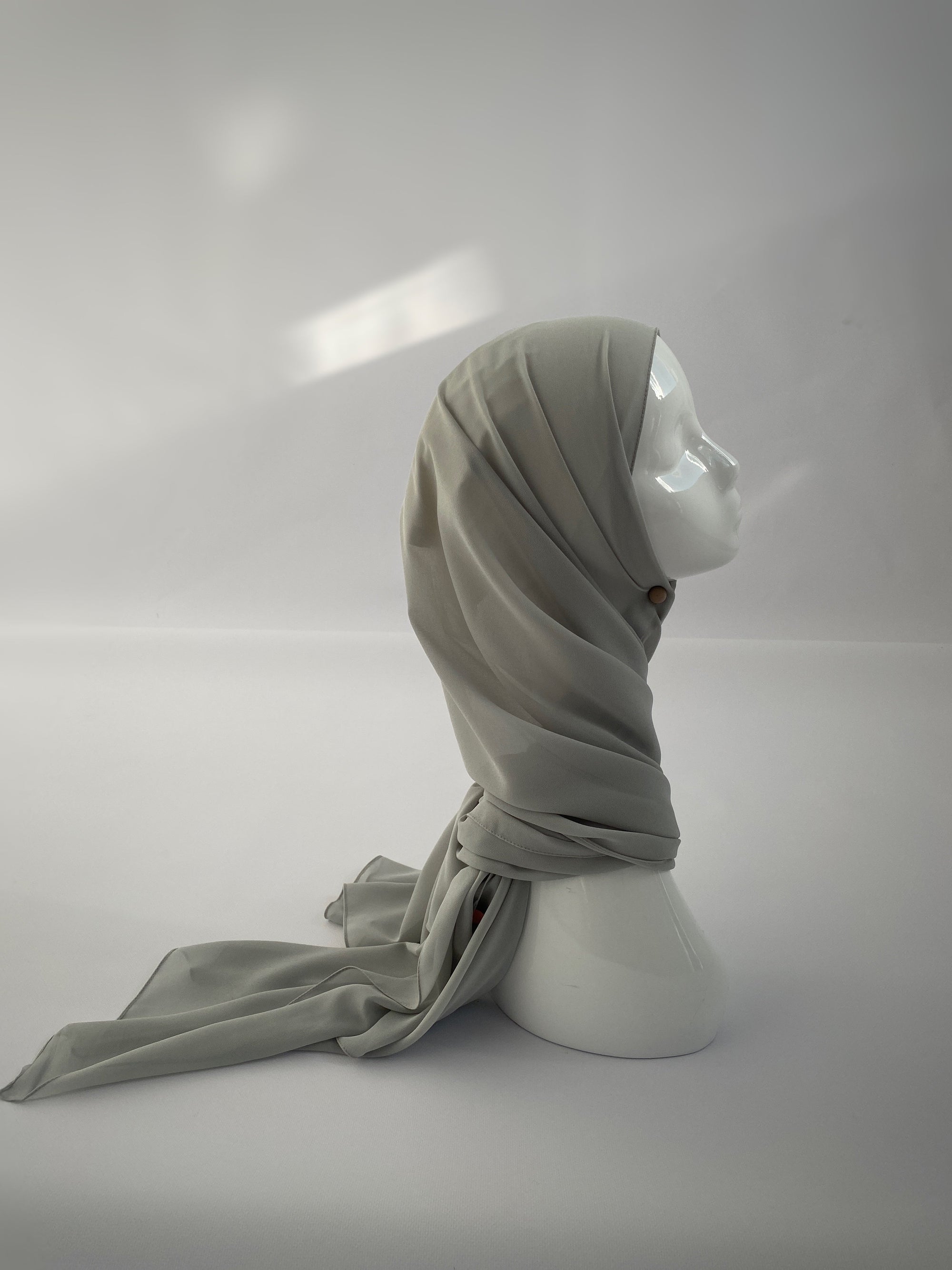 HIJAB MOUSSELINE GRIS