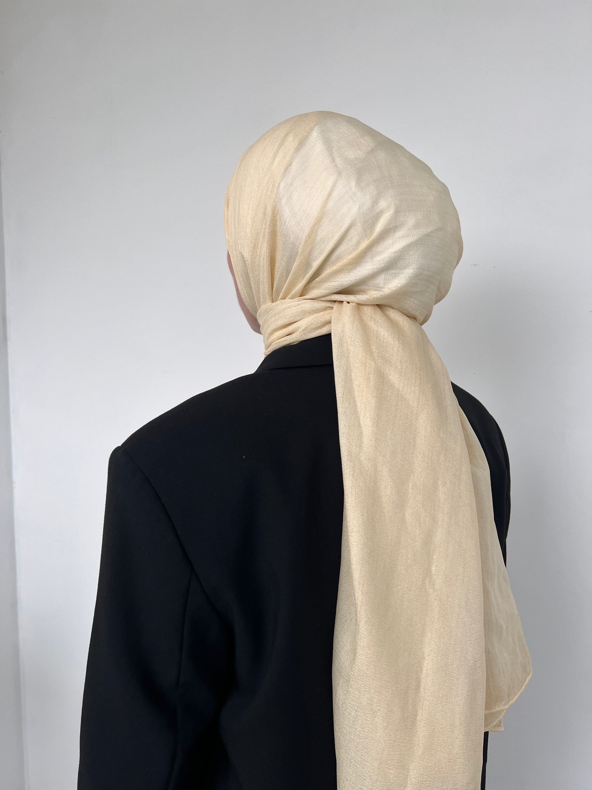 CHÂLE LIN BEIGE