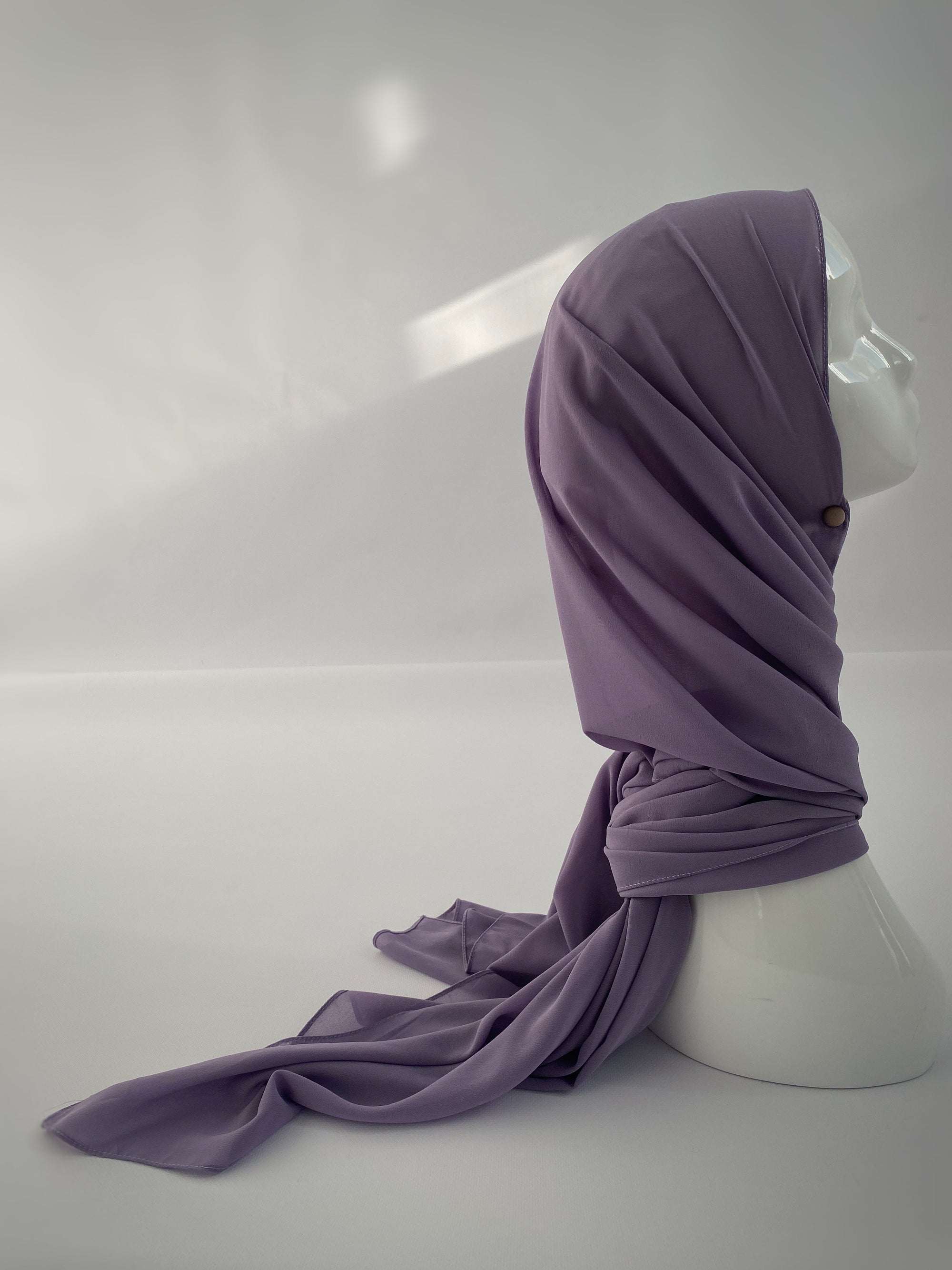 HIJAB MOUSSELINE PRUNE