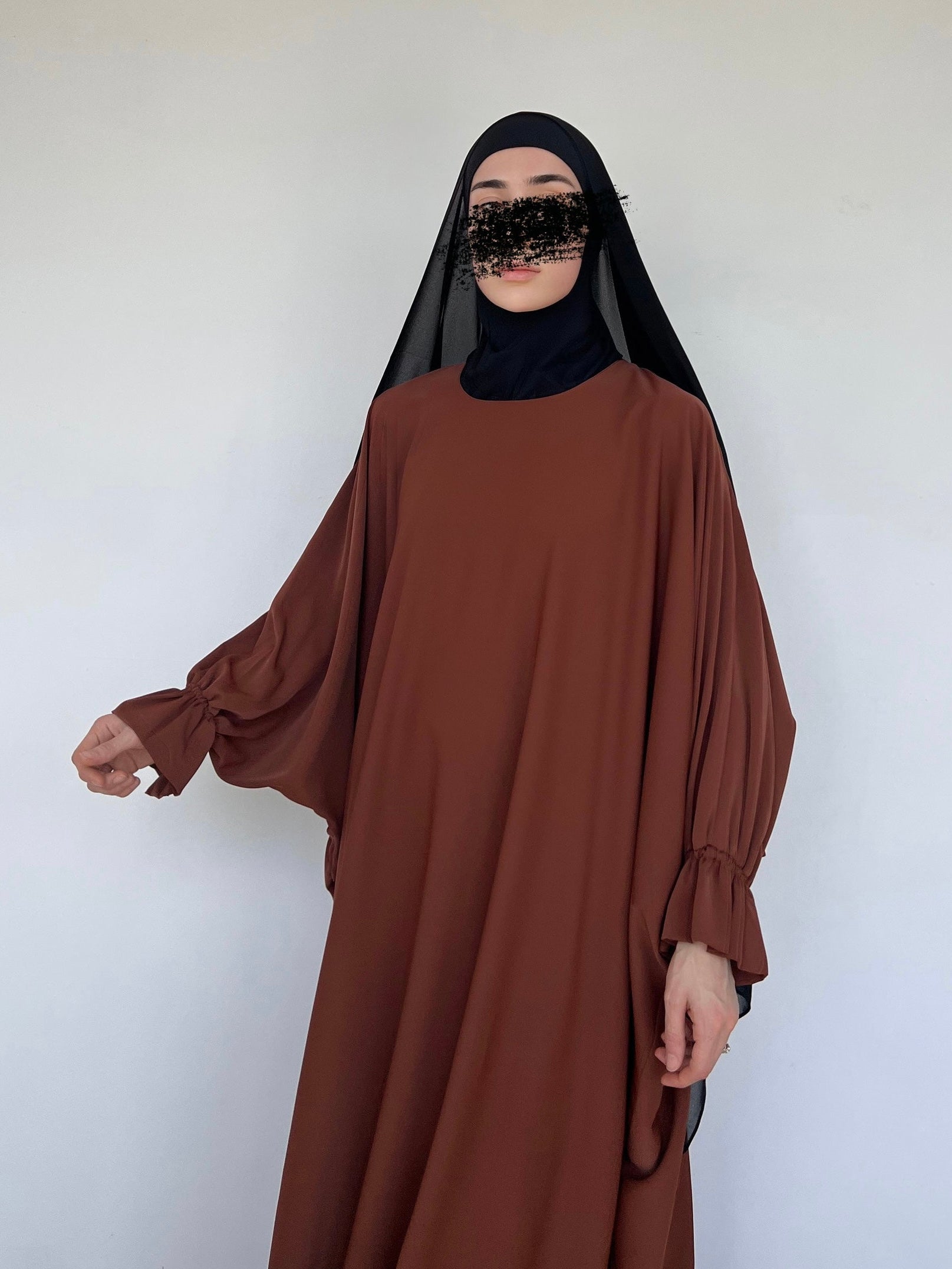ABAYA TULIPE CARAMEL