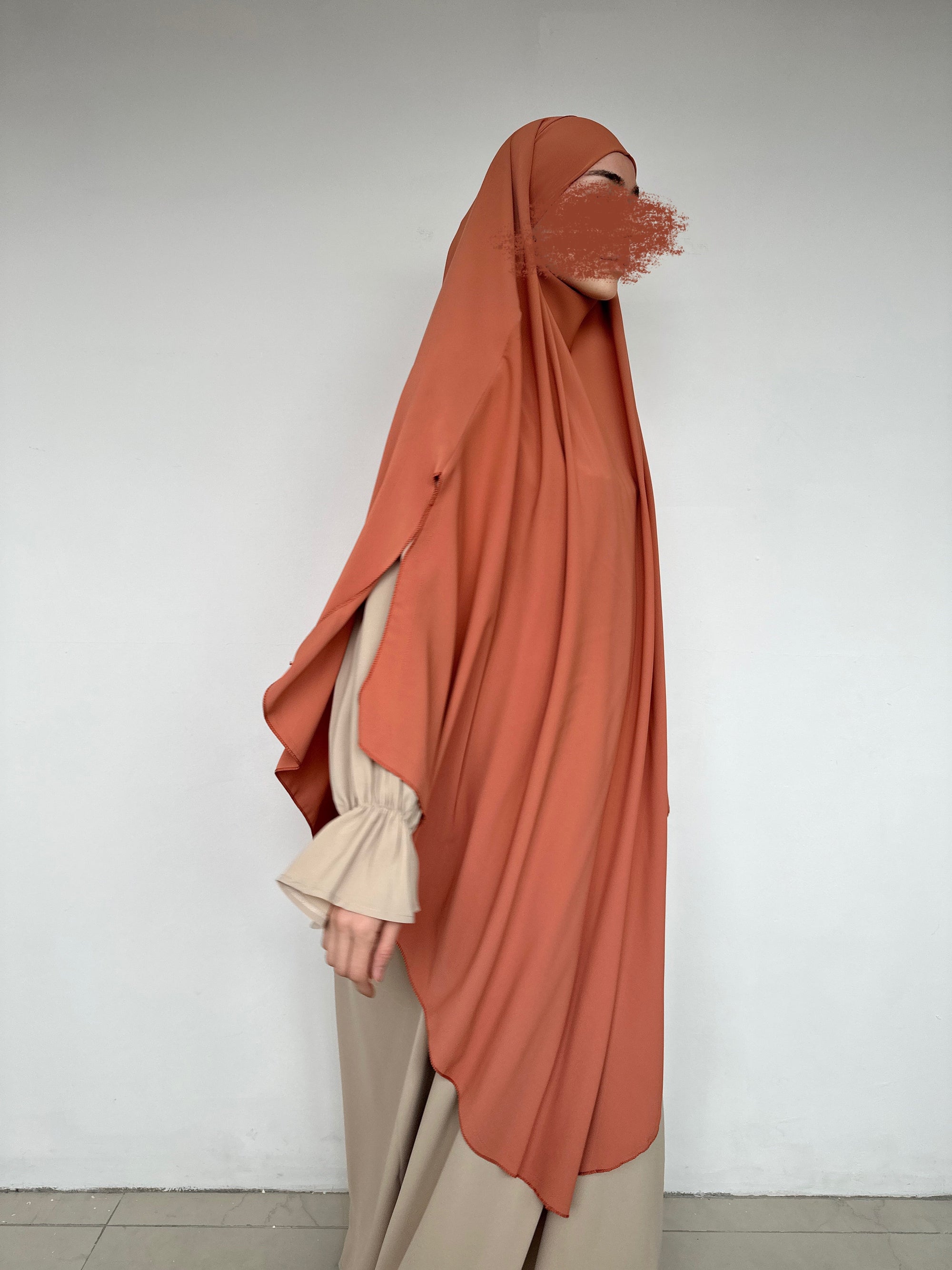 KHIMAR EXTRA LONG CORAIL