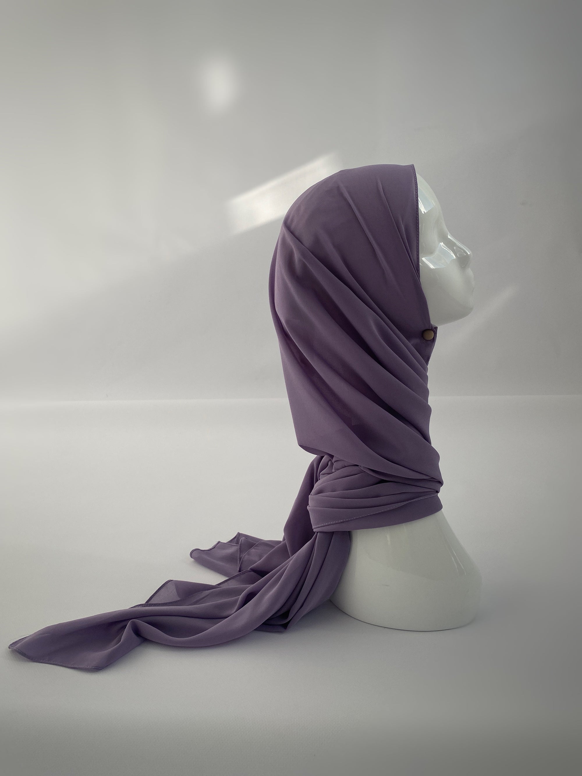 HIJAB MOUSSELINE PRUNE