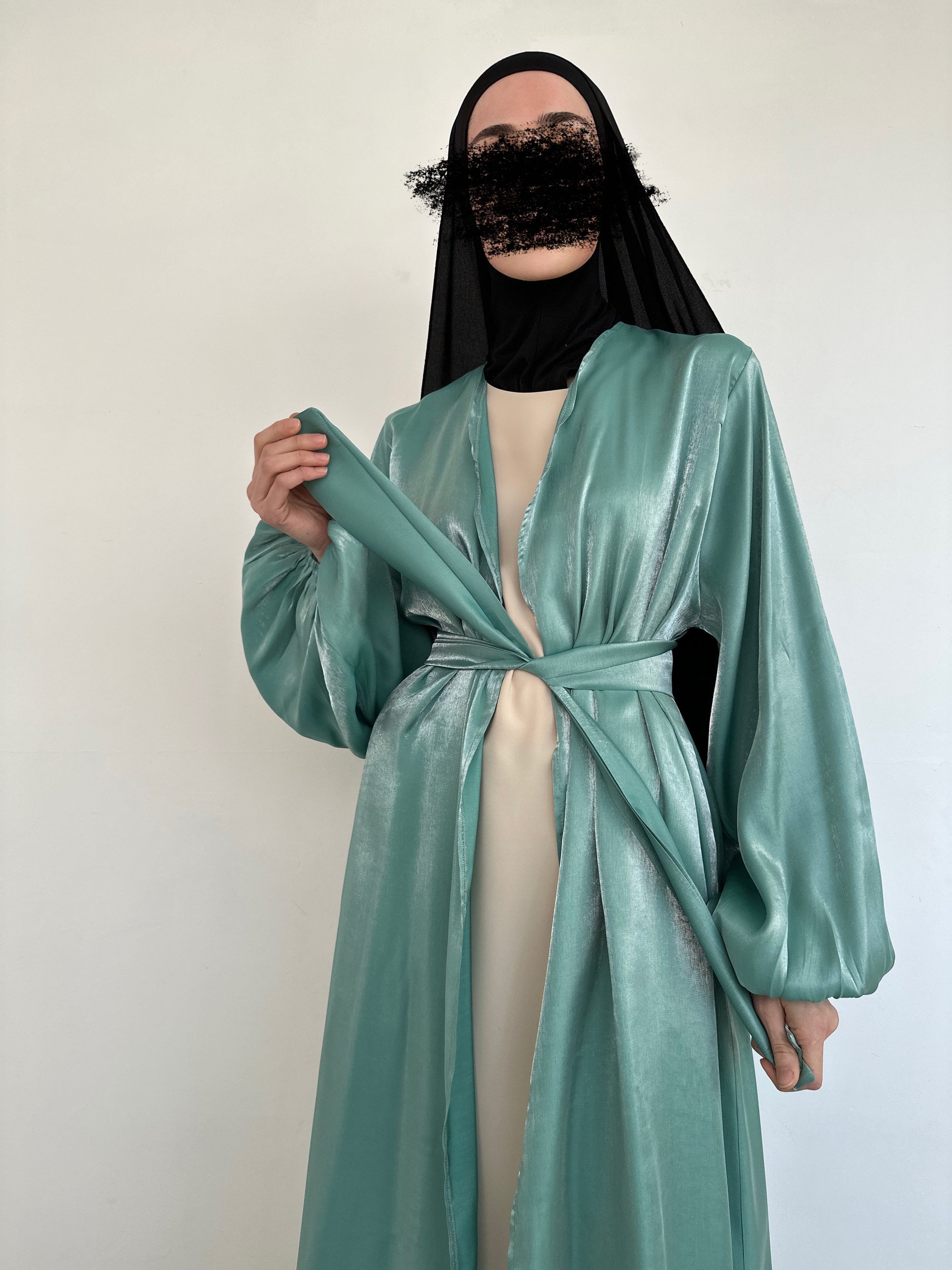 KIMONO ORGANZA VERT