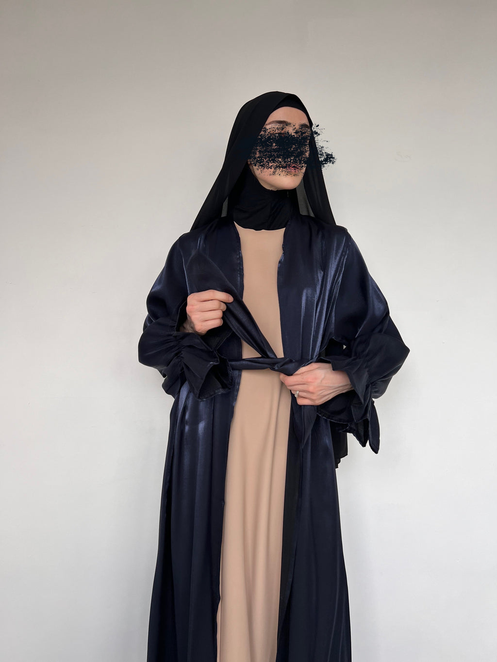 KIMONO ORGANZA BLUE