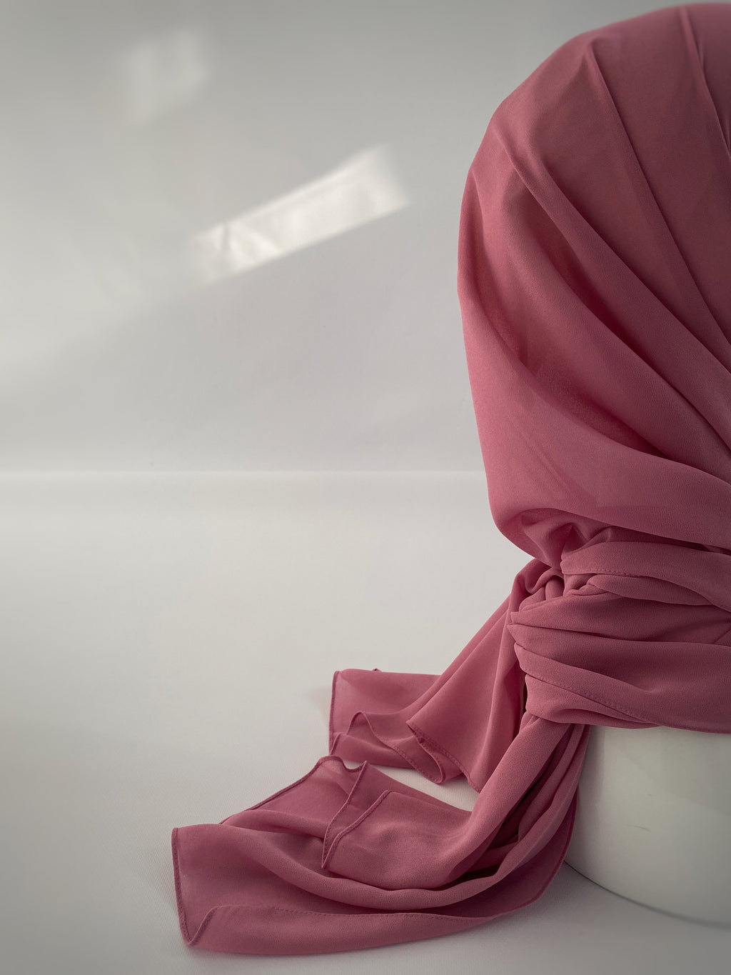 HIJAB MOUSSELINE ROSE PÉPITE