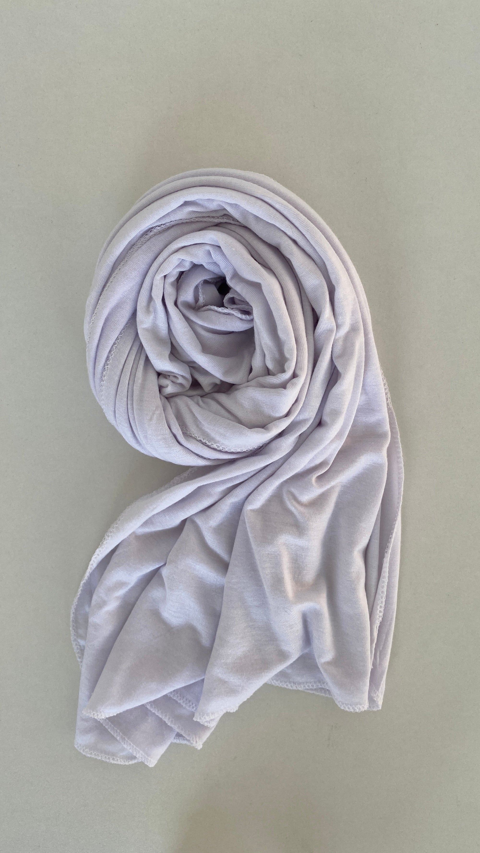 Hijab jersey Blanc