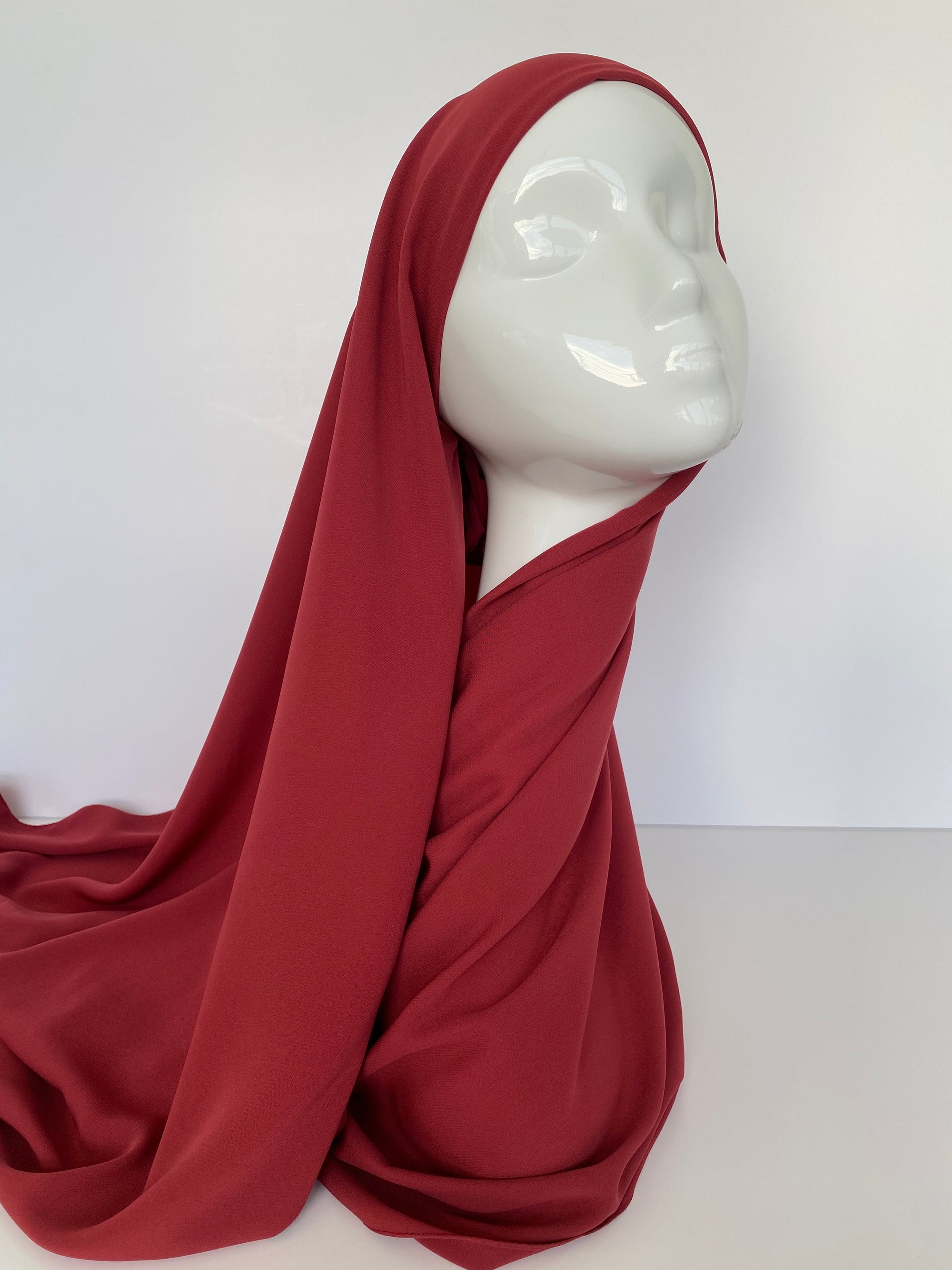 SOIE DE MÉDINE À ENFILER CERISE