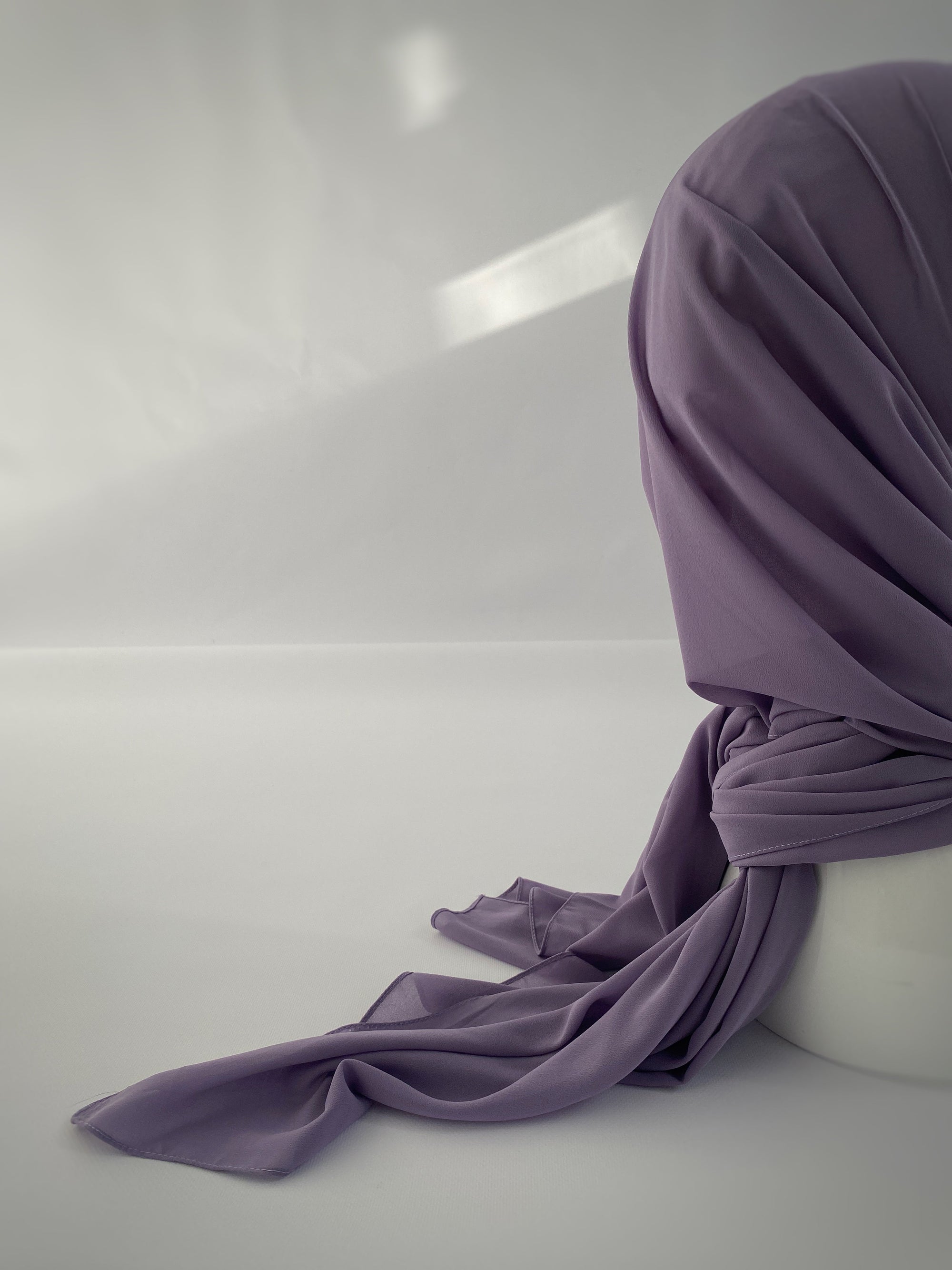 HIJAB MOUSSELINE PRUNE