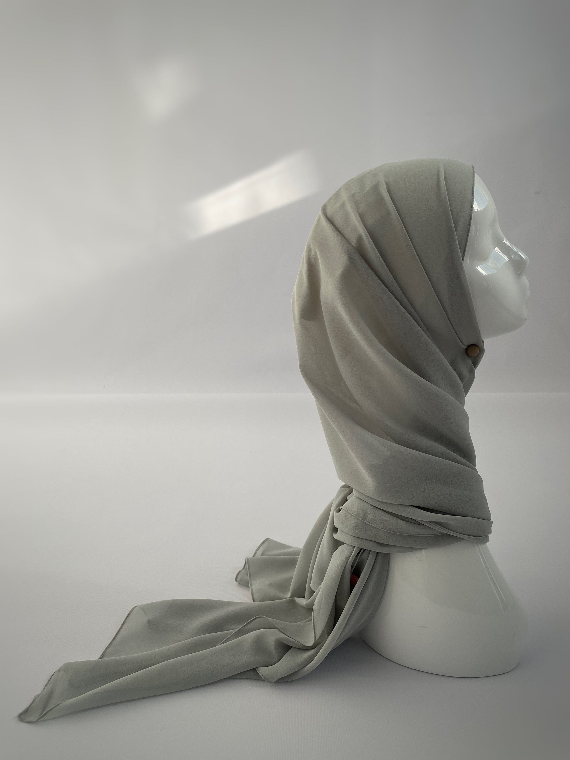 HIJAB MOUSSELINE GRIS