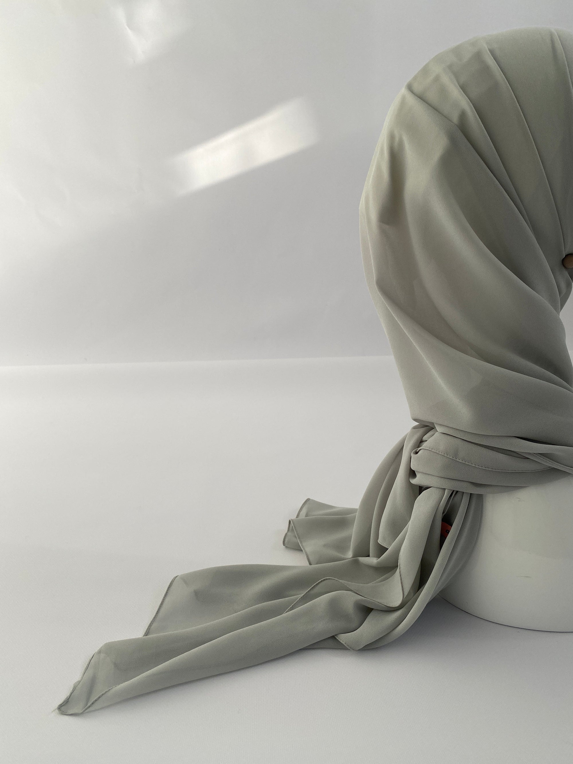 HIJAB MOUSSELINE GRIS