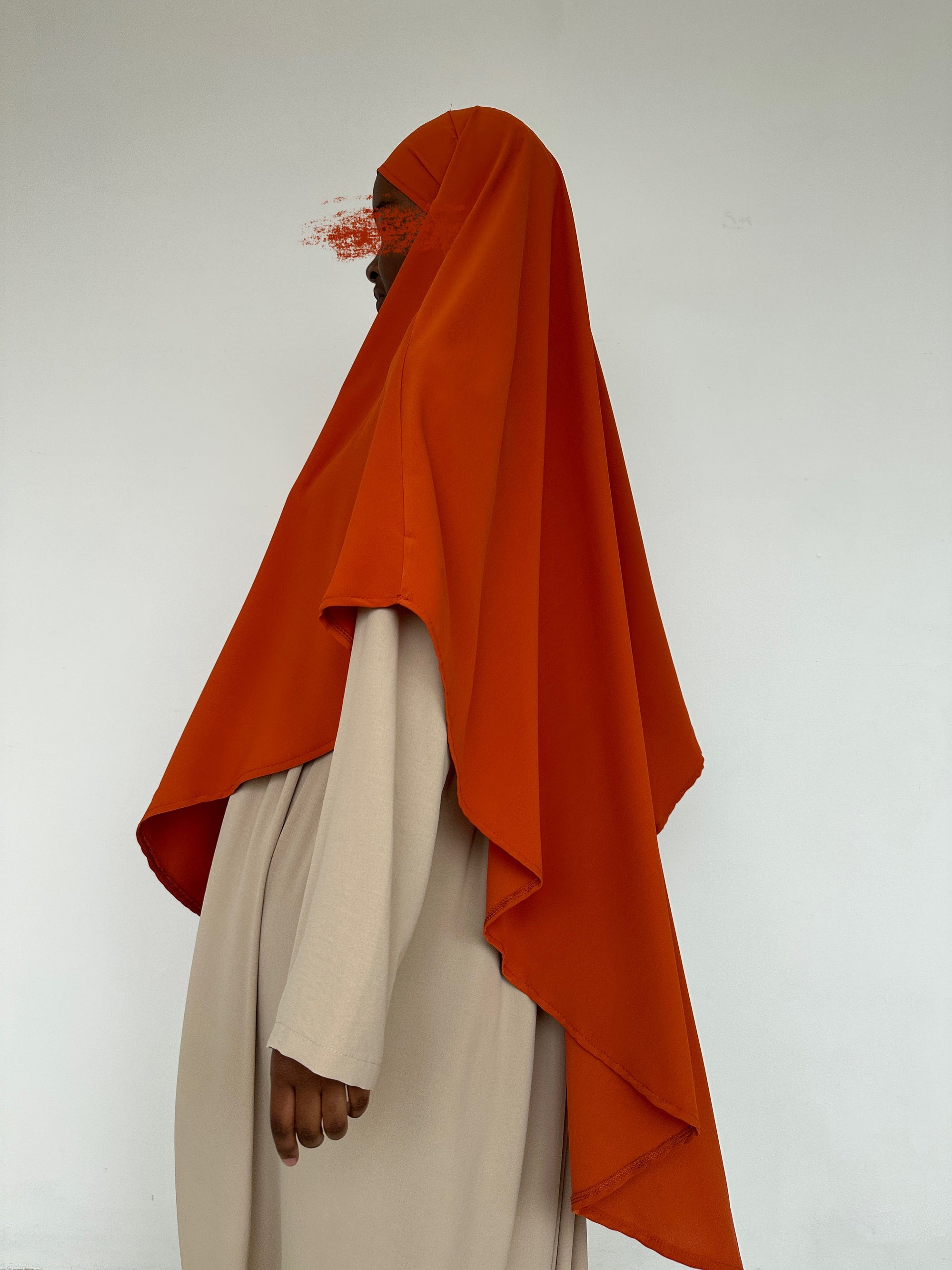 KHIMAR SOIE DE MÈDINE CARROT