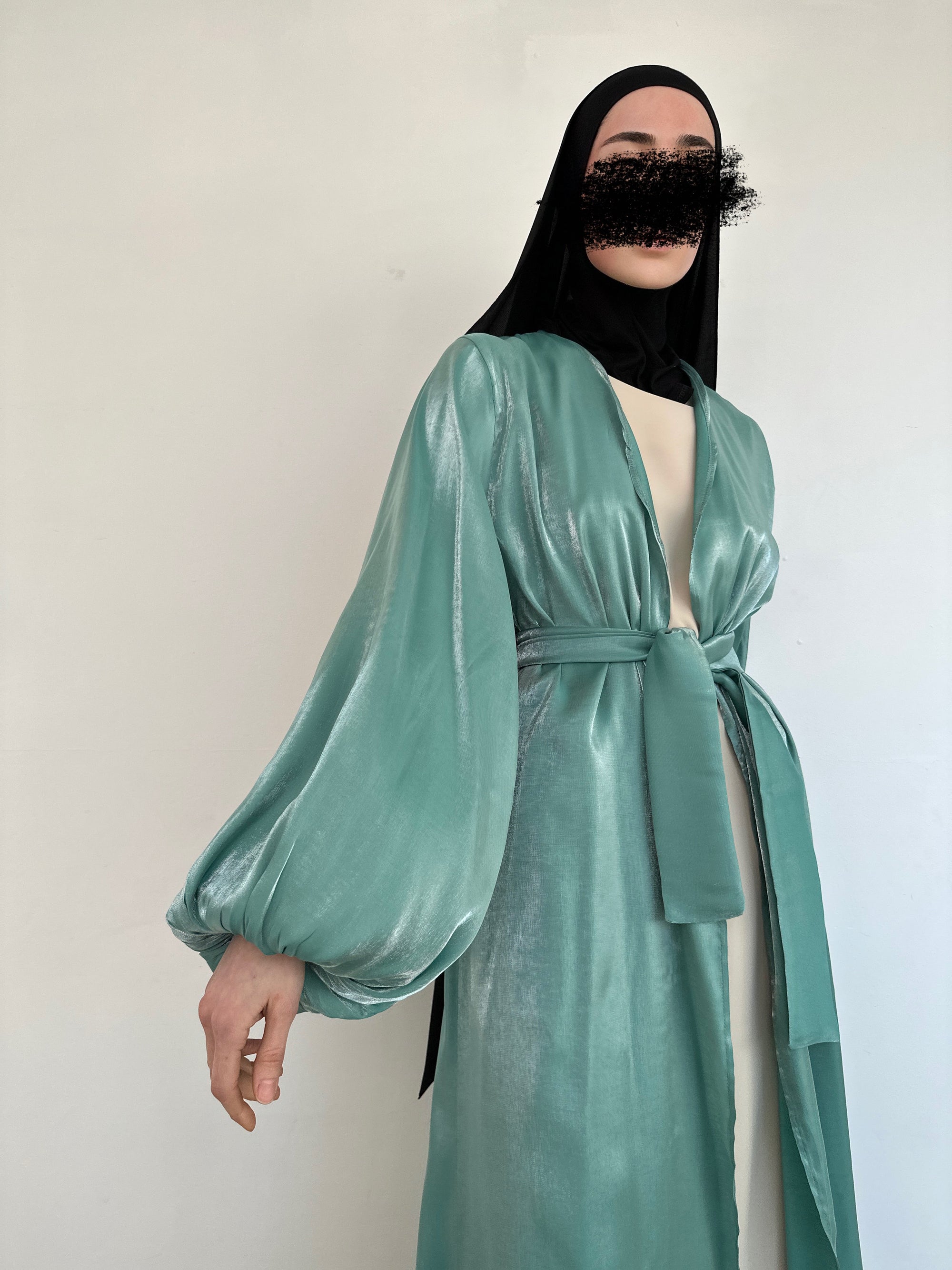 KIMONO ORGANZA VERT