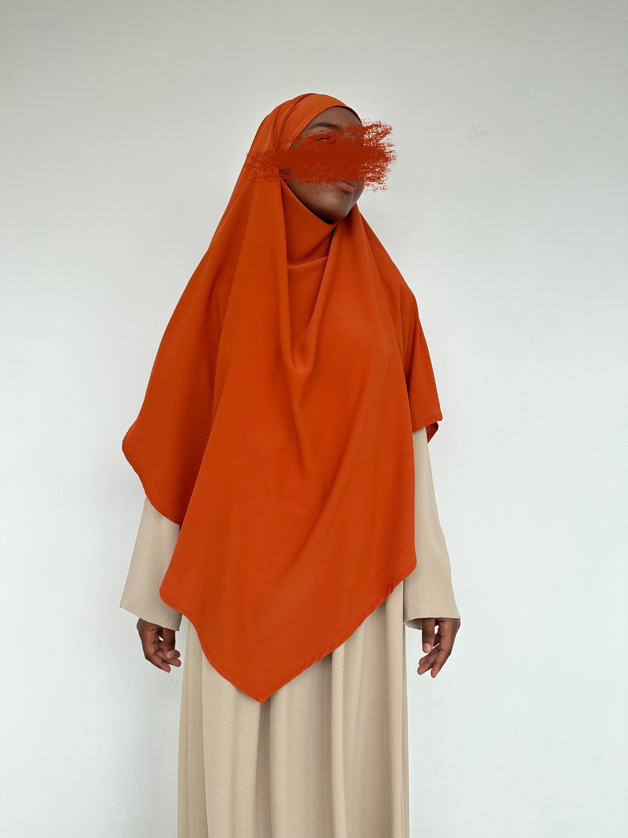 KHIMAR SOIE DE MÈDINE CARROT