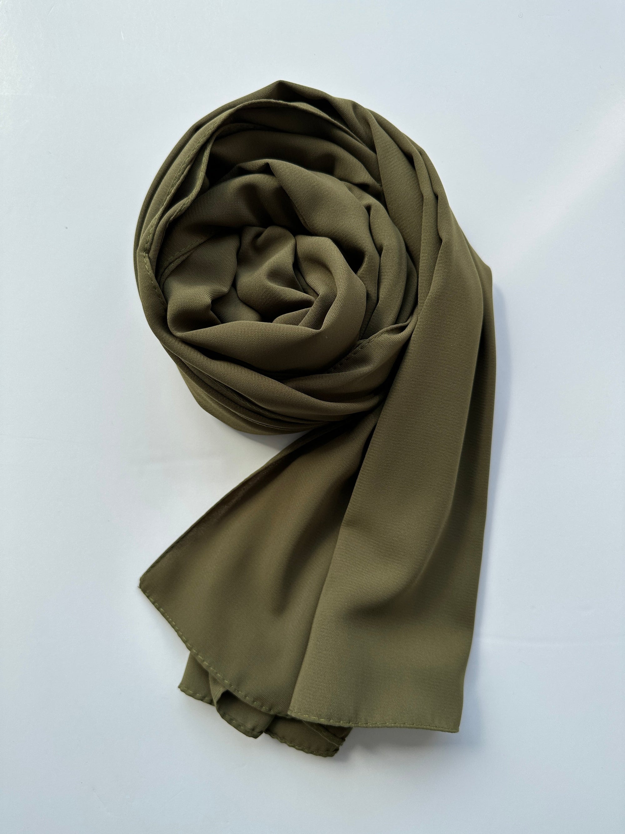HIJAB SOIE DE MÉDINE KAKI